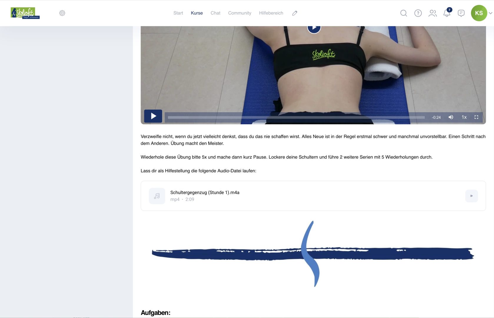 Einblick in den Kurs